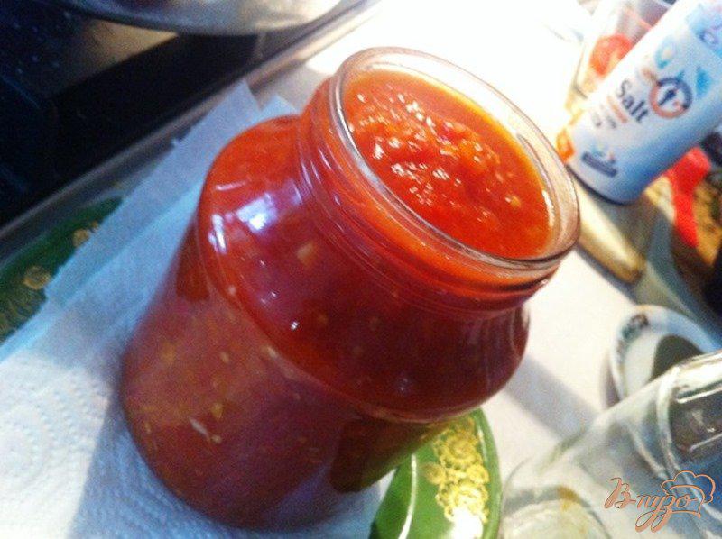 Фото приготовление рецепта: Аджика острая с помидорами шаг №8