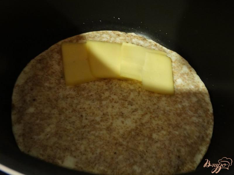 Фото приготовление рецепта: Овсяноблин с твердым сыром в мультиварке шаг №5