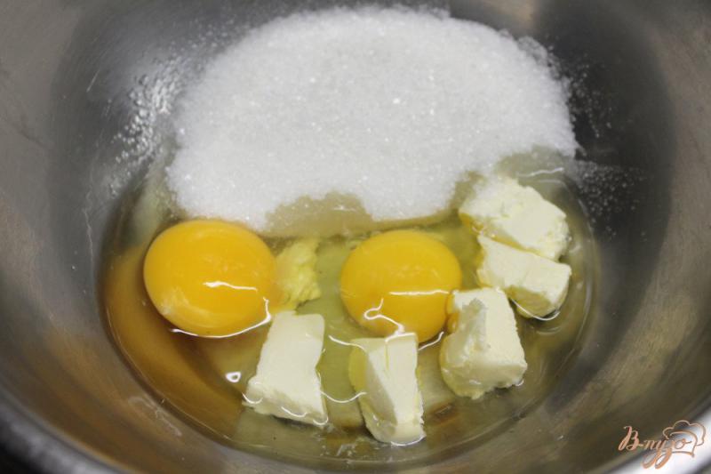 Фото приготовление рецепта: Лимонный манник с орехами шаг №1