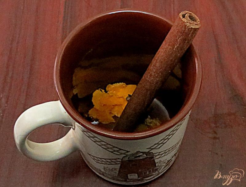 Фото приготовление рецепта: Кофе с коньяком и апельсинами шаг №3