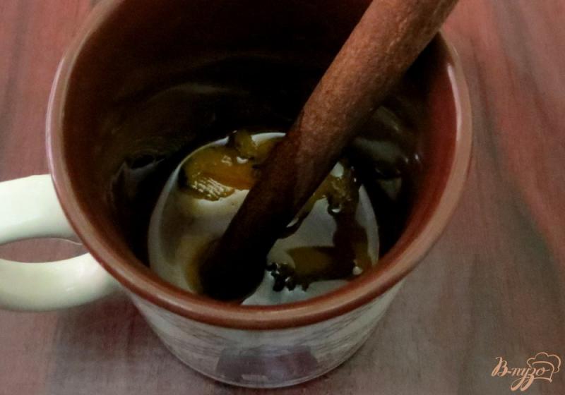Фото приготовление рецепта: Кофе с коньяком и апельсинами шаг №4