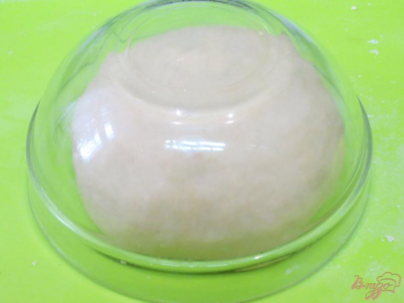 Фото приготовление рецепта: Тесто для лапши с добавлением воды (в блендере) шаг №8