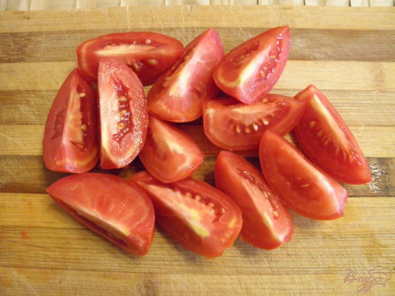 Фото приготовление рецепта: Салат на зиму из помидоров шаг №2