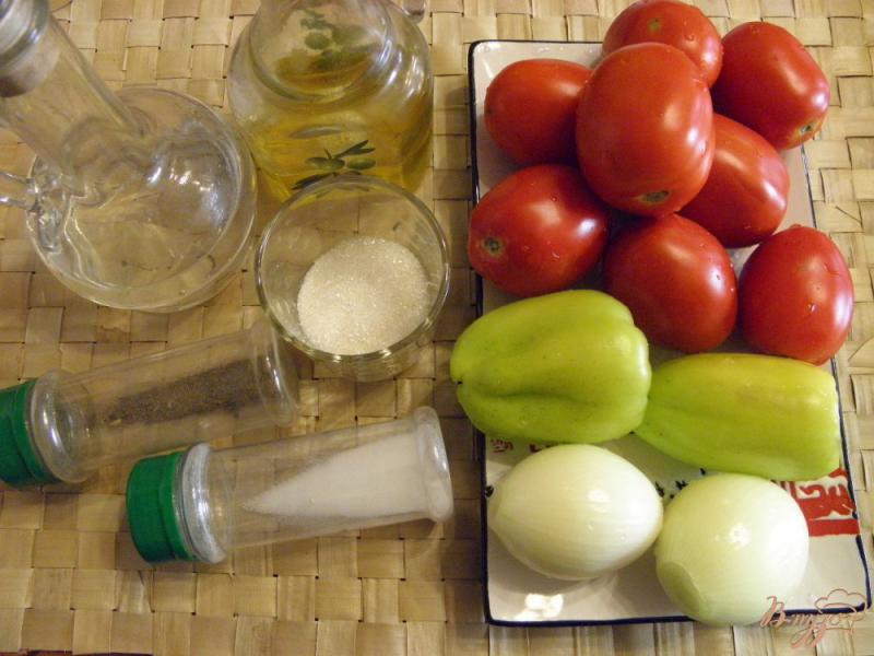 Фото приготовление рецепта: Салат на зиму из помидоров шаг №1