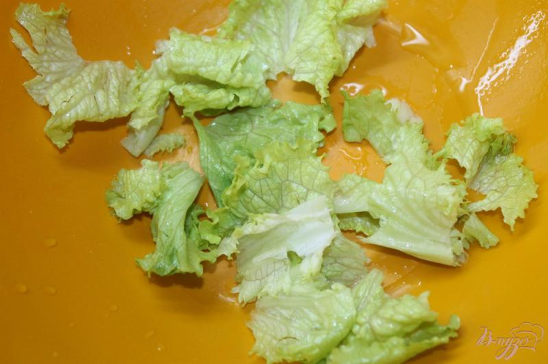 Фото приготовление рецепта: Фреш салат с мидиями шаг №1