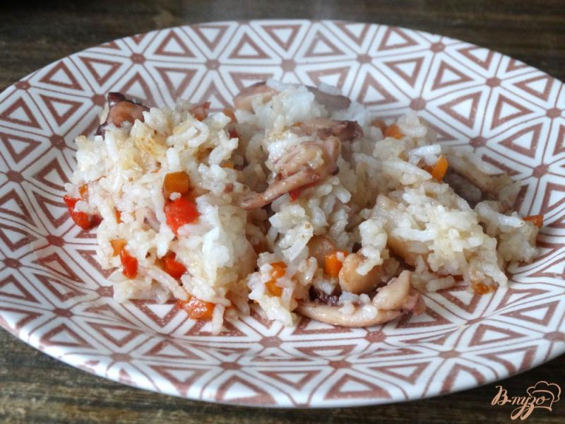 Фото приготовление рецепта: Морепродукты с рисом басмати шаг №5