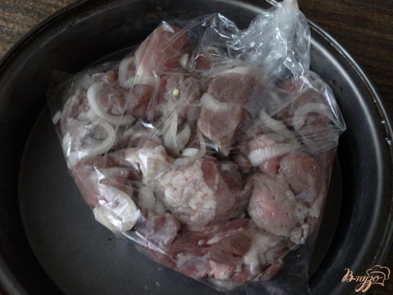 Фото приготовление рецепта: Шашлык из свинины в духовке шаг №5