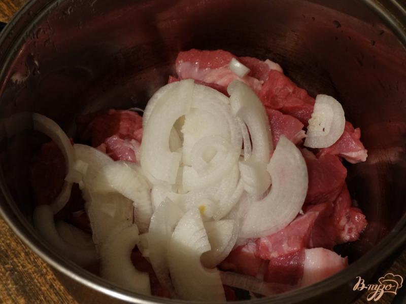 Фото приготовление рецепта: Шашлык из свинины в духовке шаг №2
