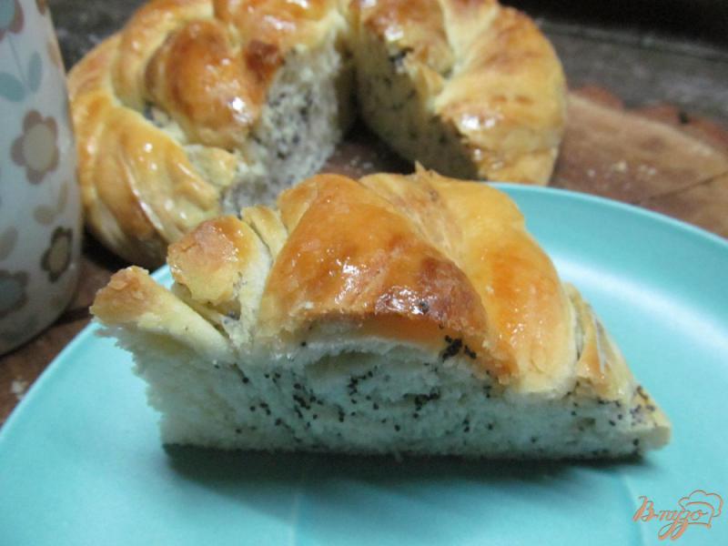 Фото приготовление рецепта: Турецкий хлеб с маком и медом шаг №13