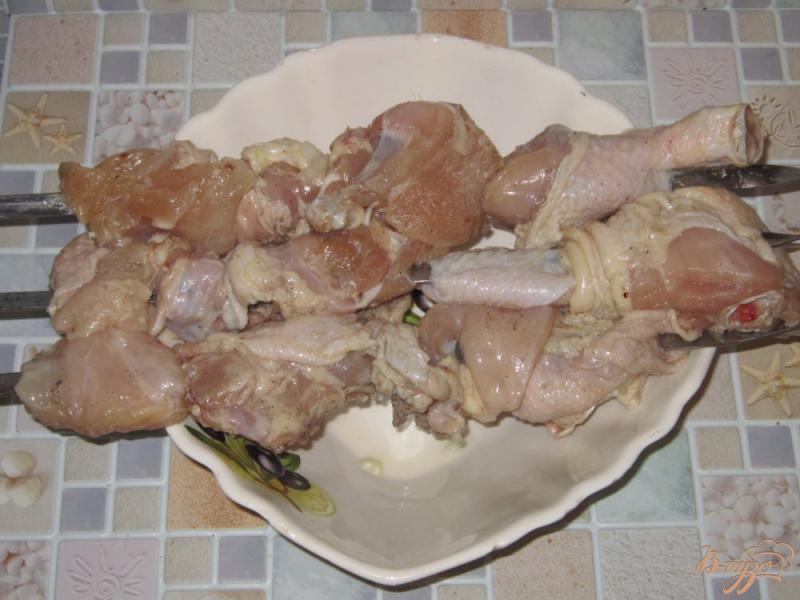 Фото приготовление рецепта: Шашлык из курицы классический шаг №6
