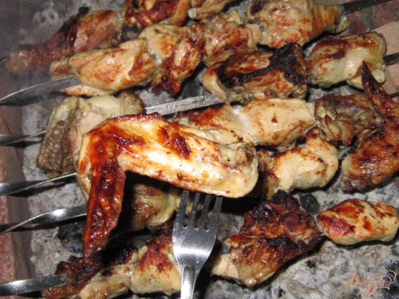 Фото приготовление рецепта: Шашлык из курицы классический шаг №7
