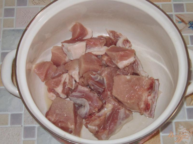 Фото приготовление рецепта: Рагу из свинины с картофелем шаг №1
