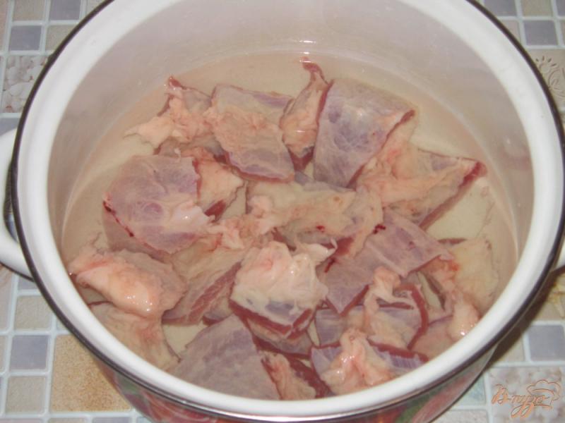 Фото приготовление рецепта: Рагу из говядины с картофелем шаг №2