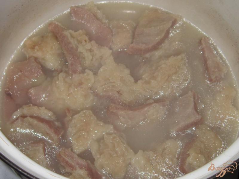 Фото приготовление рецепта: Рагу из говядины с картофелем шаг №3