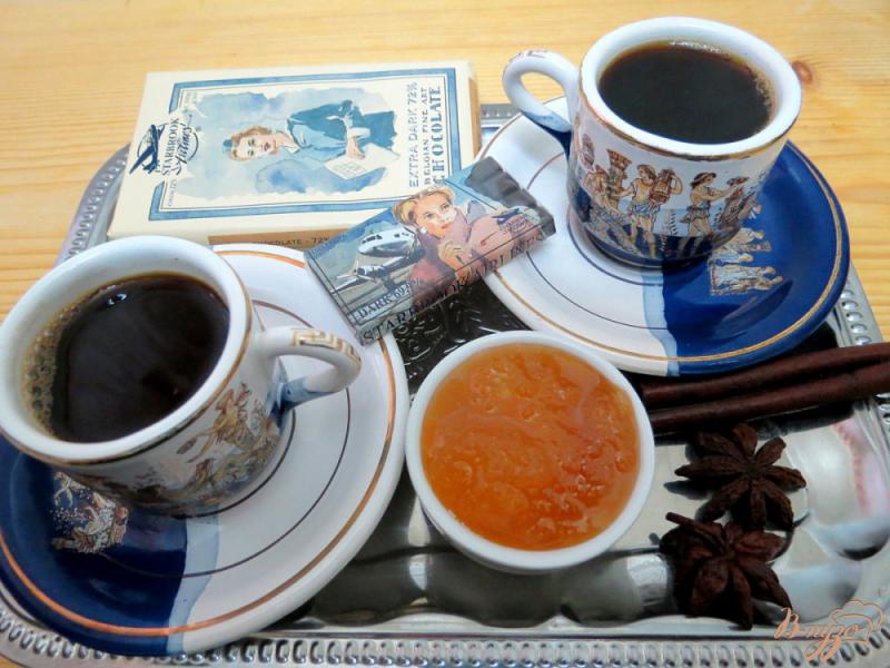 Фото приготовление рецепта: Пряный кофе с мёдом шаг №5