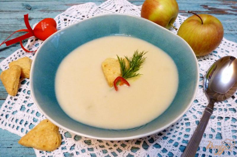 Фото приготовление рецепта: Яблочный суп шаг №9