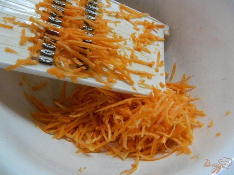 Фото приготовление рецепта: Кальмары по- корейски с морковью шаг №4