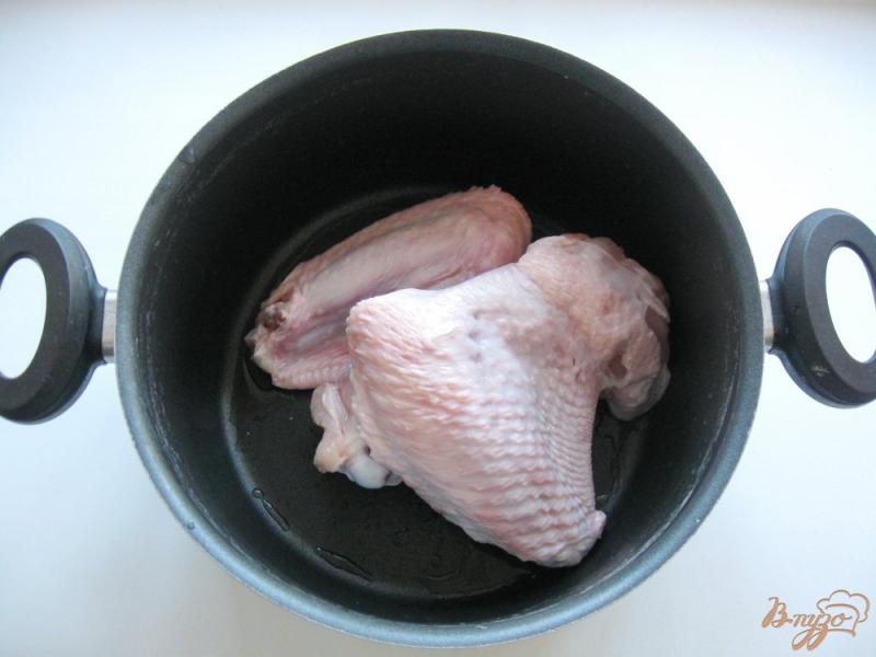 Фото приготовление рецепта: Заливное из индейки с курицей шаг №1