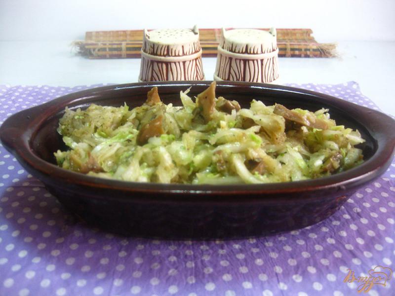 Фото приготовление рецепта: Кимчи из пекинской капусты с грибами шаг №10