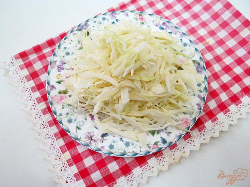 Фото приготовление рецепта: Щи со свежей капустой и фрикадельками шаг №4