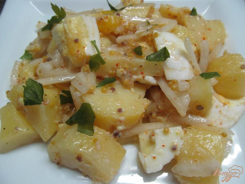 Фото приготовление рецепта: Турецкий картофельный салат шаг №6