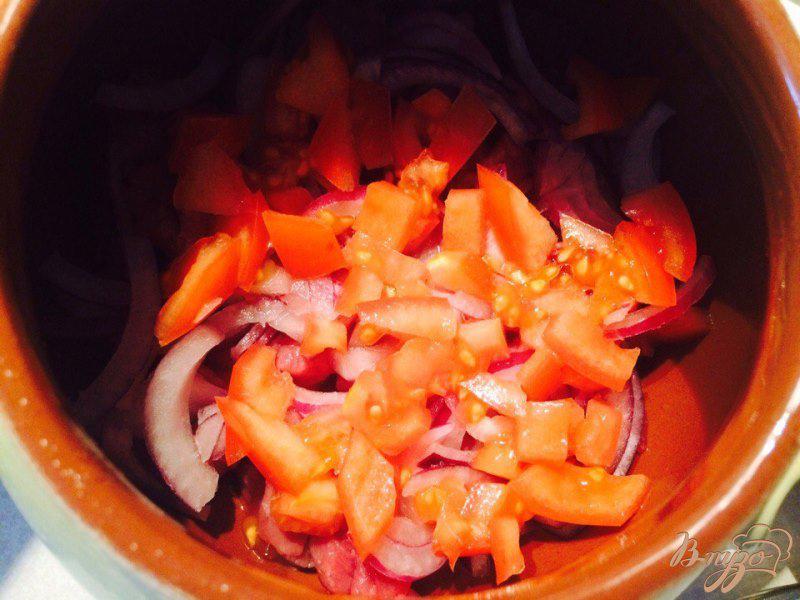 Фото приготовление рецепта: Овощи с телятиной в горшочках для деток шаг №3