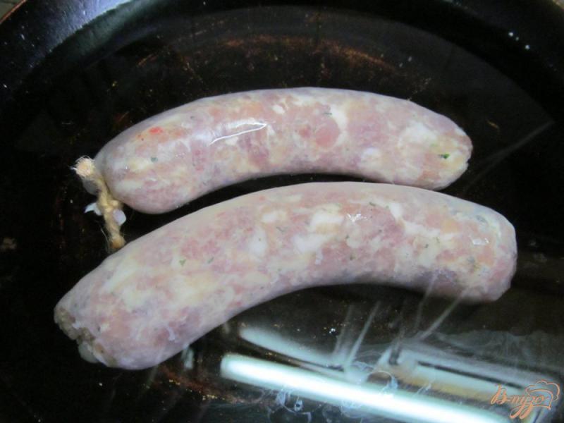 Фото приготовление рецепта: Домашние колбаски с чечевицей шаг №2