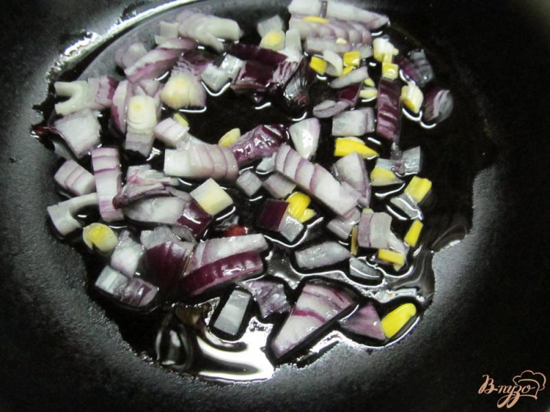 Фото приготовление рецепта: Чечевица со сливочным сыром шаг №2