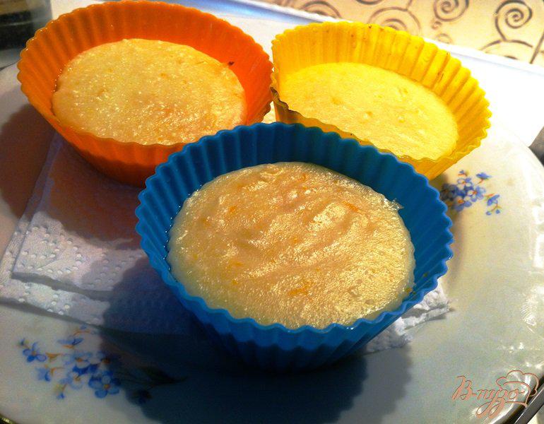Фото приготовление рецепта: Творожно-апельсиновый пудинг  для деток шаг №5