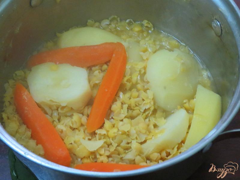 Фото приготовление рецепта: Постный гороховый суп пюре шаг №6