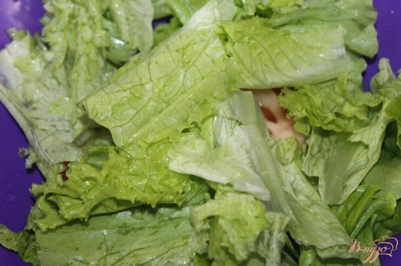 Фото приготовление рецепта: Фитнес салат с авокадо шаг №2