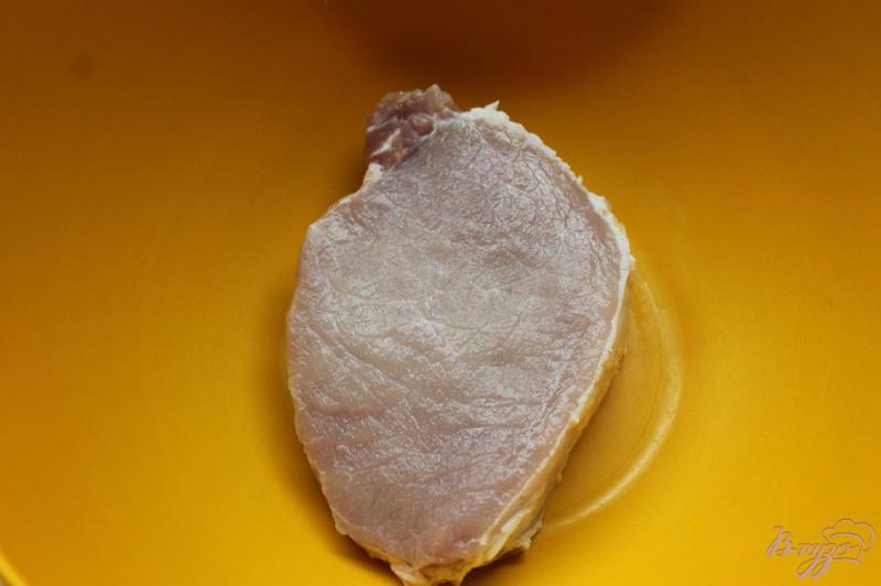 Фото приготовление рецепта: Свиной стейк с грибами гриль шаг №1