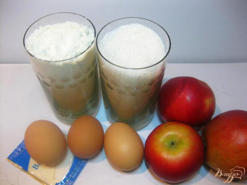 Фото приготовление рецепта: Шарлотка с яблоками шаг №1