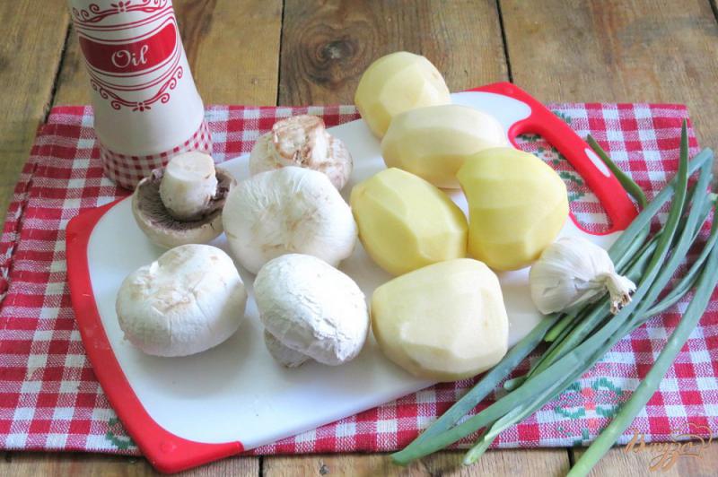 Фото приготовление рецепта: Картофель жареный с грибами шаг №1