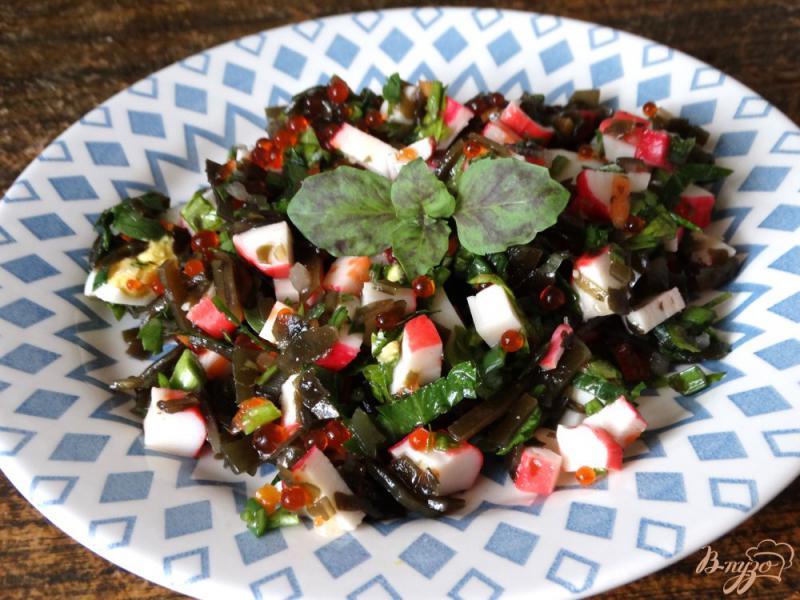 Фото приготовление рецепта: Салат морской бриз шаг №6
