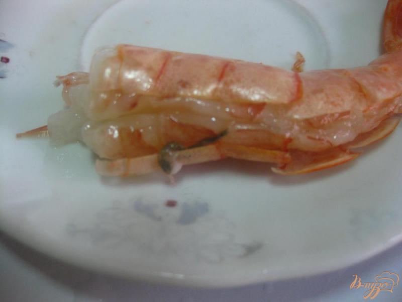 Фото приготовление рецепта: Креветки в соево-чесночном соусе шаг №2
