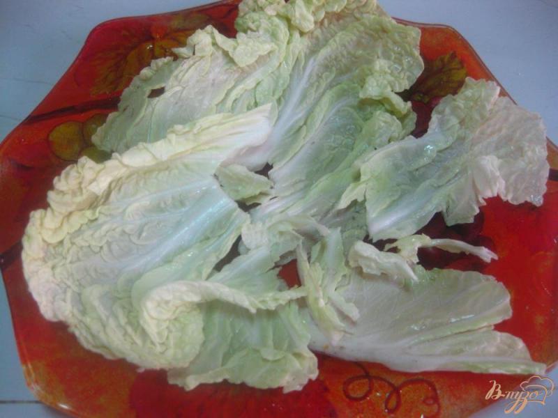 Фото приготовление рецепта: Салат с сельдереем и курицей в имбирном соусе шаг №11