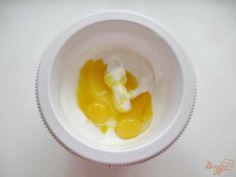 Фото приготовление рецепта: Мраморный бисквит в мультиварке шаг №2