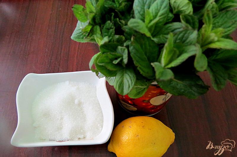 Фото приготовление рецепта: Лимонад мятный шаг №1