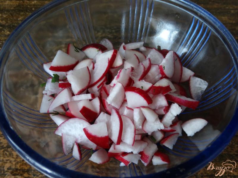 Фото приготовление рецепта: Овощной салат со щавелем и сельдереем шаг №1
