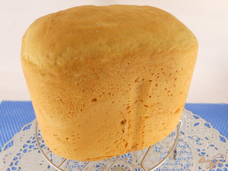 Фото приготовление рецепта: Хлеб на сметане в хлебопечке шаг №4