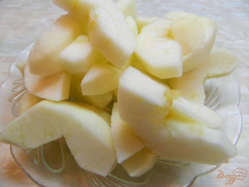 Фото приготовление рецепта: Творожный манник с яблоками шаг №2