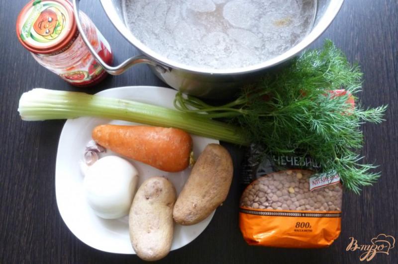 Фото приготовление рецепта: Суп из чечевицы шаг №1