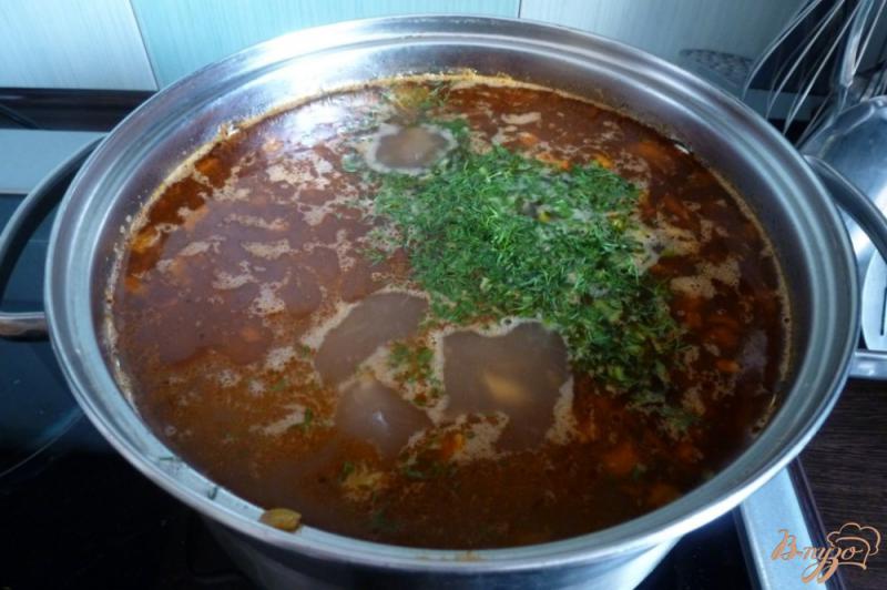 Фото приготовление рецепта: Суп из чечевицы шаг №9
