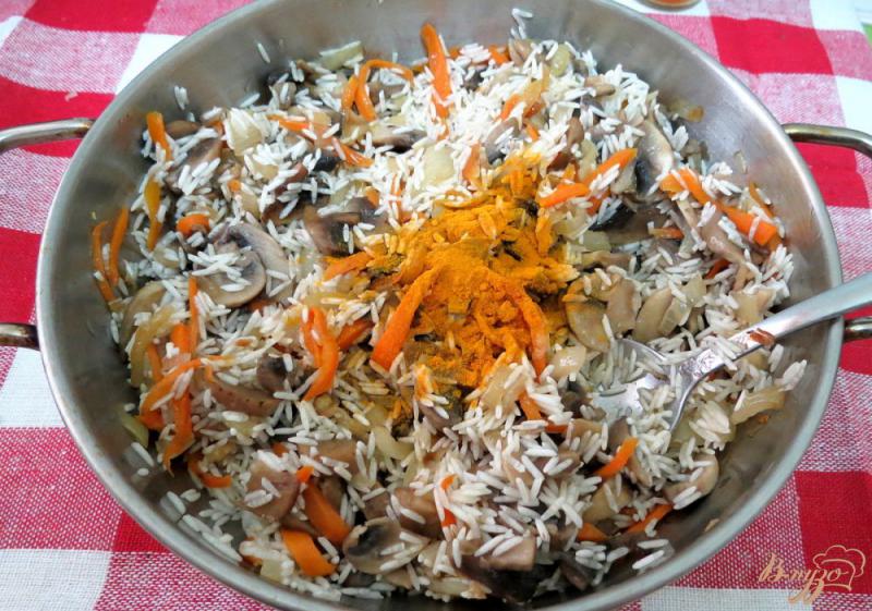 Фото приготовление рецепта: Куриные голени с рисом шаг №8