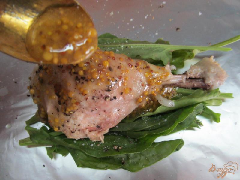 Фото приготовление рецепта: Куриные ножки в фольге под уксусным соусом шаг №2