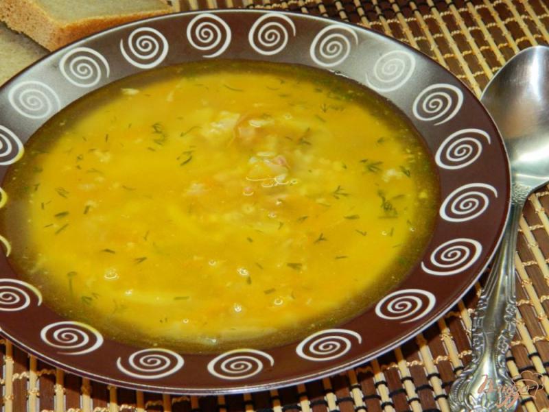 Фото приготовление рецепта: Суп из тушенки с булгуром шаг №7