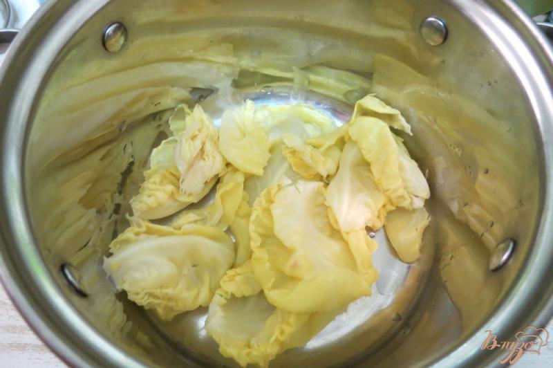 Фото приготовление рецепта: Голубцы из молодой капусты шаг №11