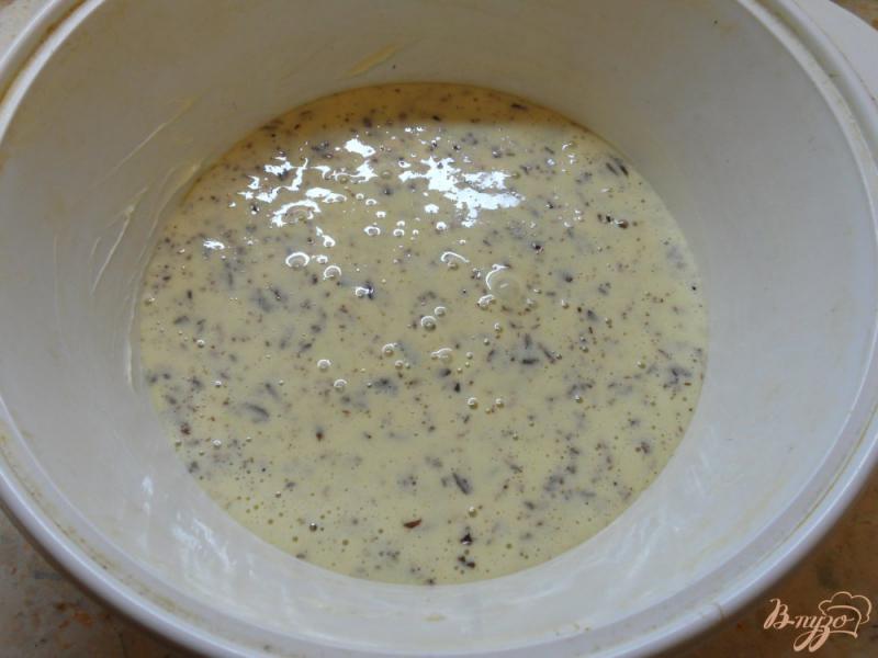 Фото приготовление рецепта: Бисквит с шоколадом в микроволновке шаг №6