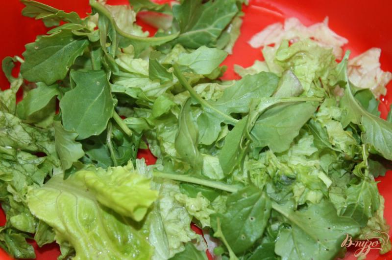 Фото приготовление рецепта: Овощной салат со свежими шампиньонами шаг №1